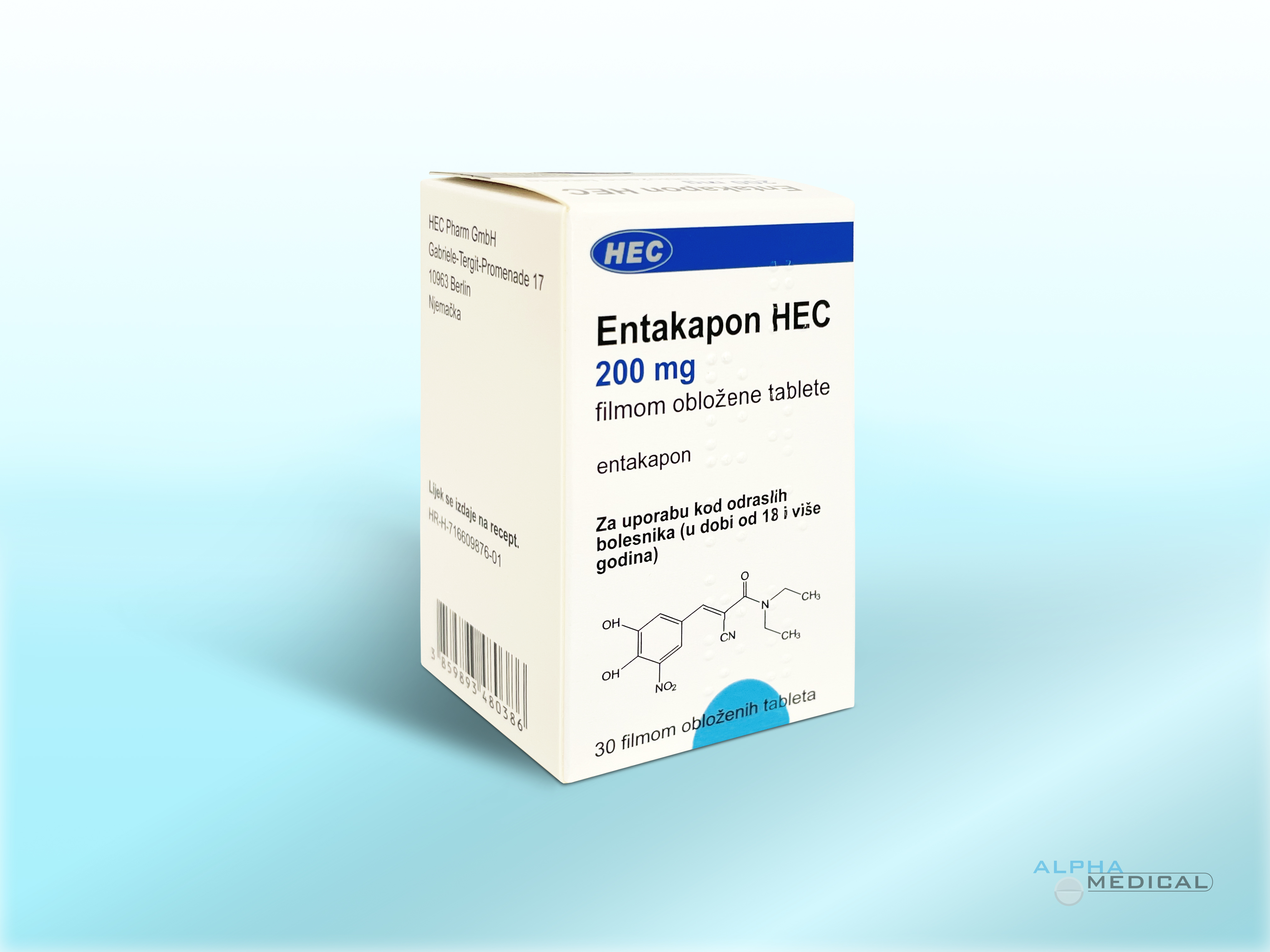 Entakapon HEC film-coated tablets